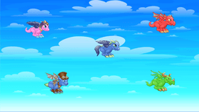 flying dragons