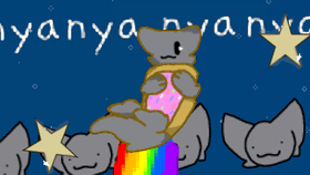 Nyan Cat meme (8-Bit)