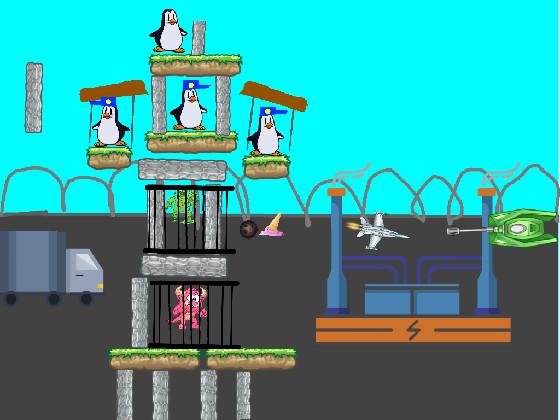 destroy the penguin jail 1