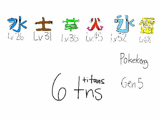 Gen 5 pokekeng titans