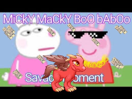 peppa pig micky macky boo baboo song *funny* 2