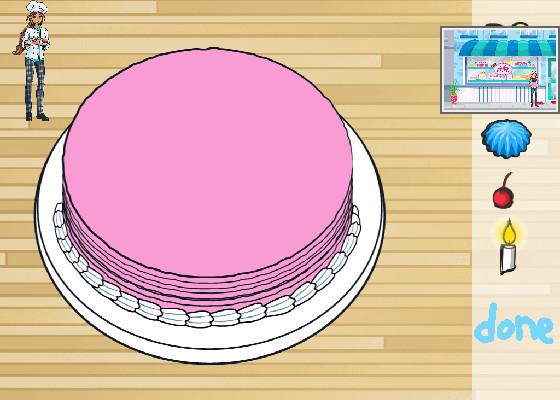 decorate a cake