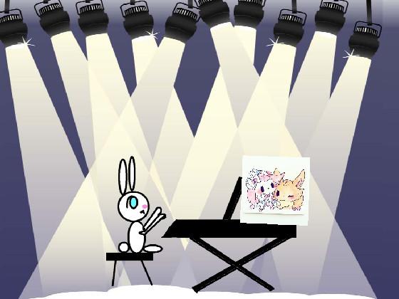 PIANO BUNNY WITH KID!!!! 1