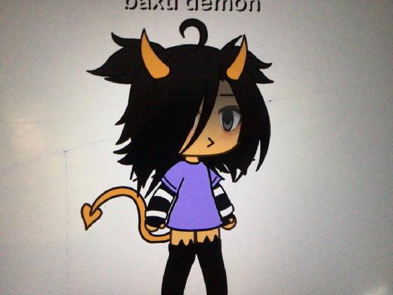 baxti demon as a gacha oc