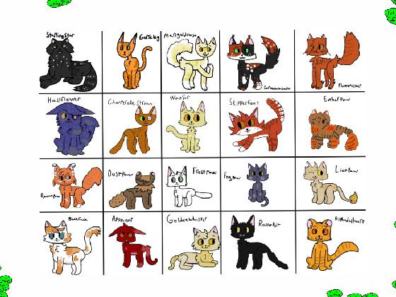 warrior cat adoptables 1