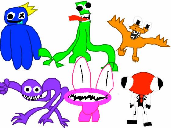 Rainbow Friends drawings 1