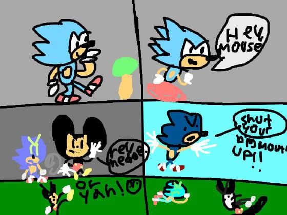 My micky sonic comic