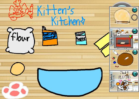 Kitten’s kitchen Cookies!