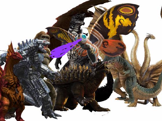 godzilla and friends