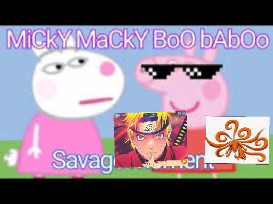 Peppa Pig Miki Maki🪳💗🍩🐸 Naruto