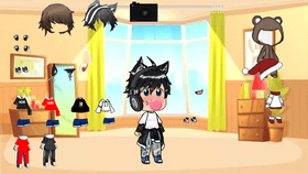 gacha life boy dress up