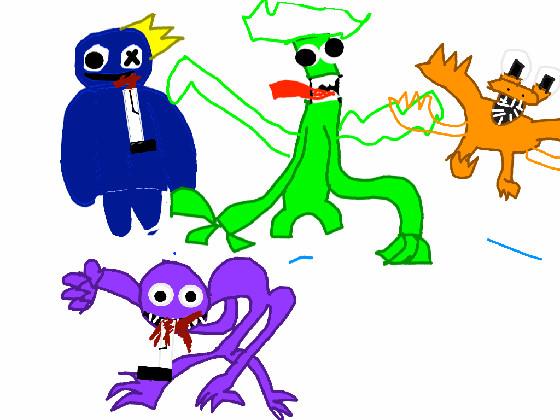 Rainbow Friends drawings 1