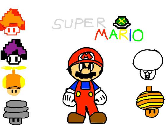 Super mario power ups: mushrooms 3