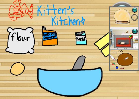 Kitten’s kitchen:cookies 1 1