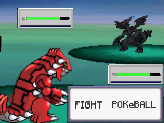 Pokémon Battle VS. zekrom 1 1