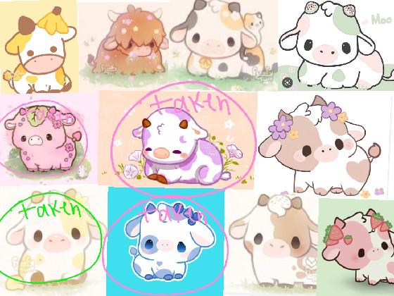 Adopt a Kawii Cow! 1