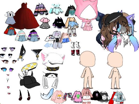 gacha life dress up game❤️ 1