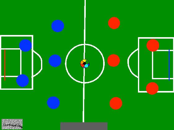 Blue v Red soccer 