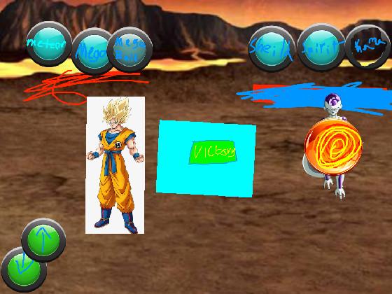 super sayian goku vs frizea  1