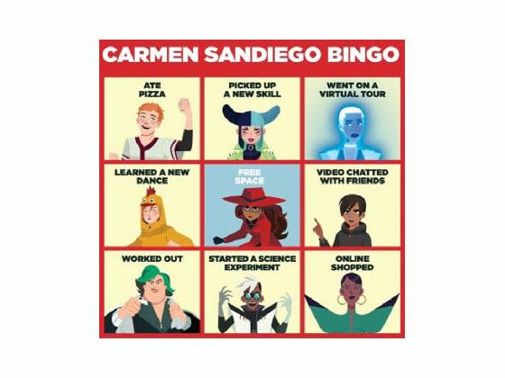 carmen sandiego bingo 