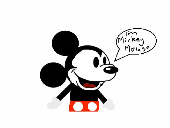 How To Draw Mickey Mouse 1