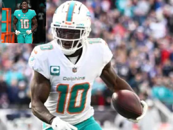 Tyreek Hill Spin Drawer Dolphins
