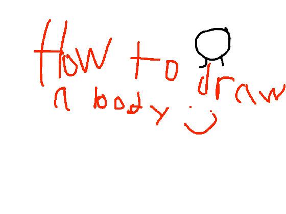 how to draw a body