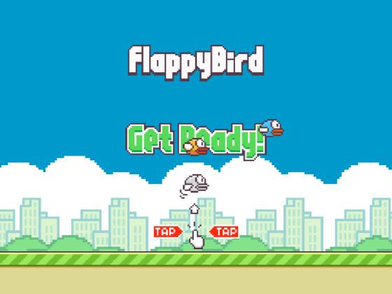 Flappy Bird sped up