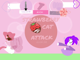 strawberry cat attack