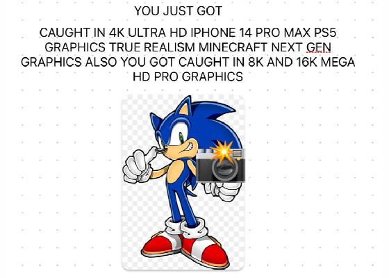 SONIC CATCHES YOU