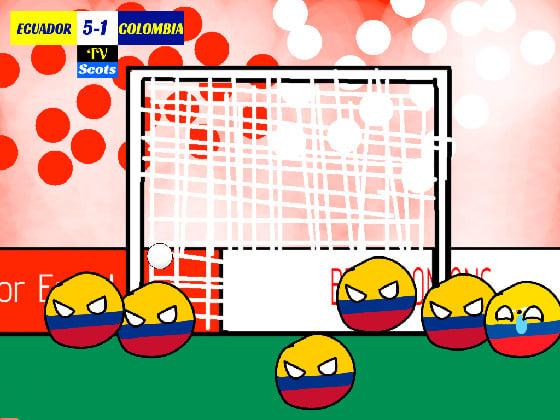 🇪🇨 Ecuador 6-1 Colombia 🇨🇴 - Countryballs Style!