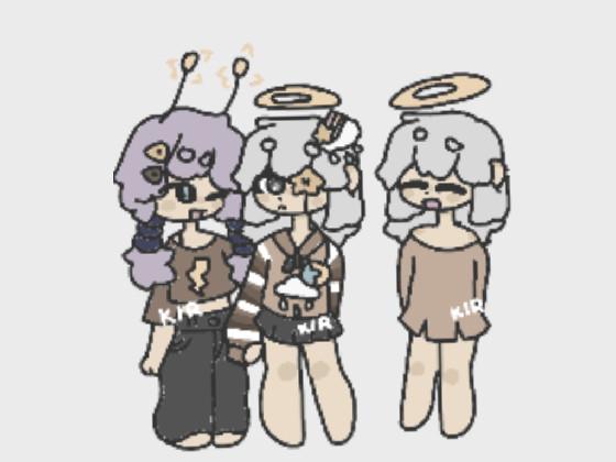 made me, nikkii, and cloudii