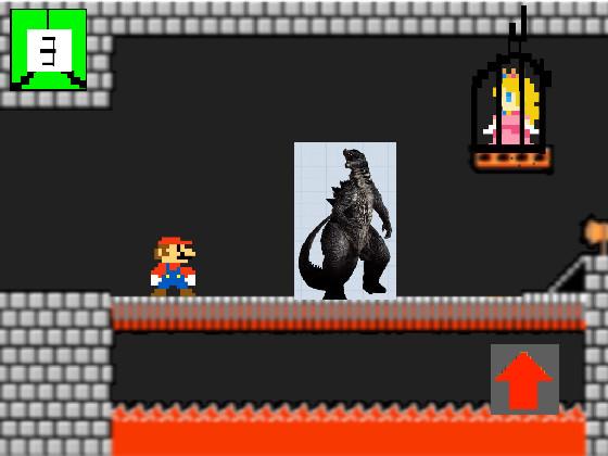 Mario vs Godzilla hard edition 