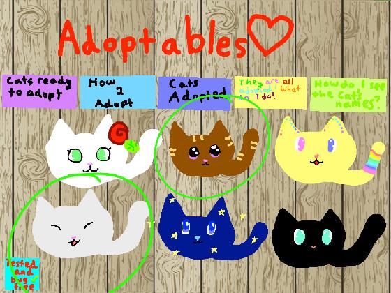 Adoptables♡ 1 1 1 1