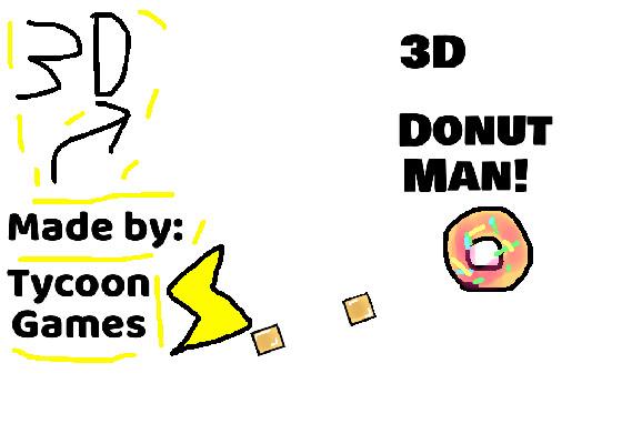 3D donut man