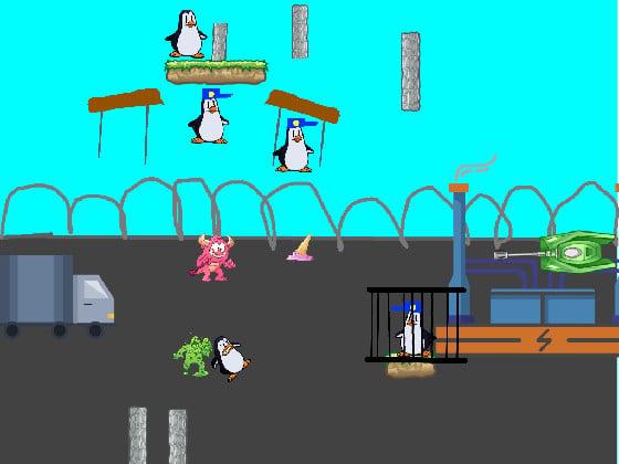 destroy the penguin jail 1