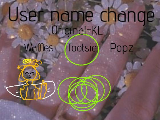 User name change 1