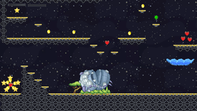 Space platformer.