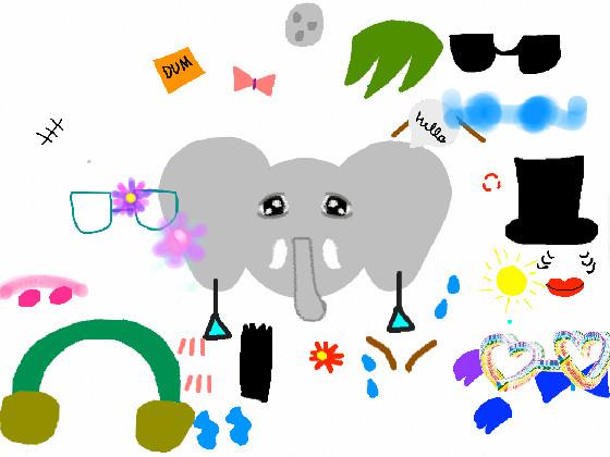 Elephant dress up!! 1 1