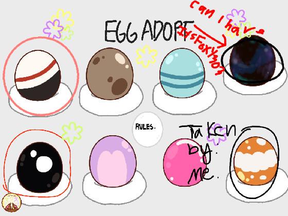 ❀Egg Adoption❀ 1 1 1 1