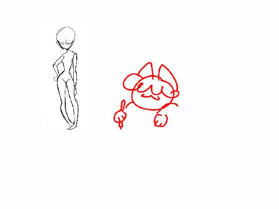 working on poses