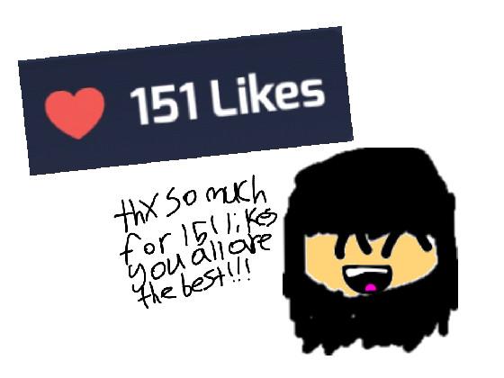 Thx for 151 likes on tynker