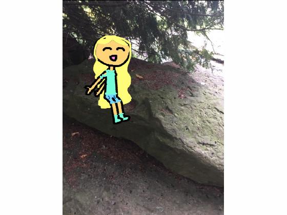 Draw ur OC on the rock