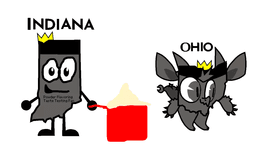 Indiana and Ohio