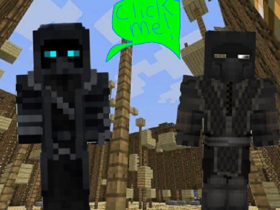 Minecraft Ninja battle