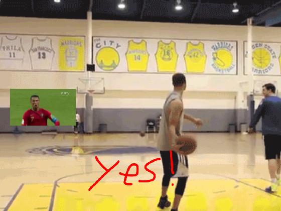 Stephen Curry meets Ronaldo