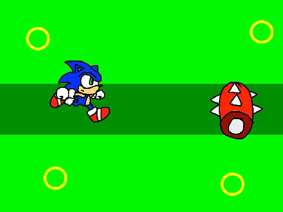 Sonic dash but with rings