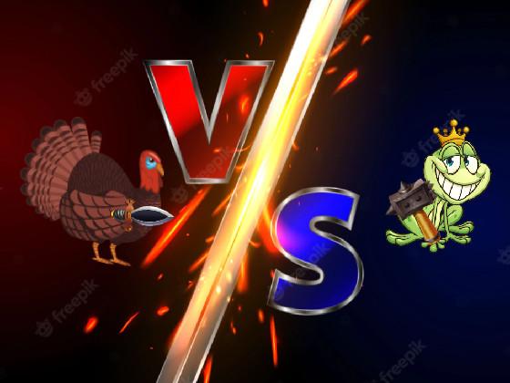 turkey vs frog