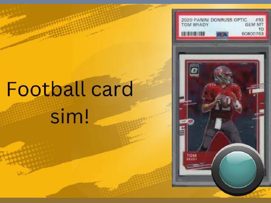 Football card simulator