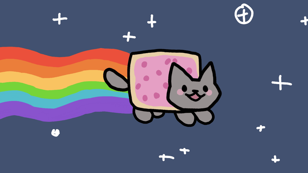 Talk to nyan kitty